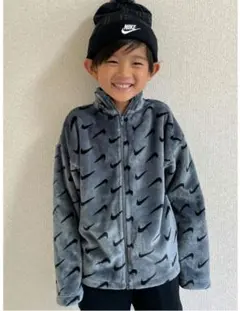 NIKE フリースジャケット 110cm~ グレー