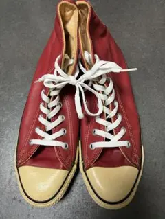 30年前に購入　size 27cm コンバース 革　オールスター USAレザー