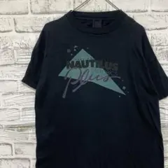 USA製90sヴィンテージTシャツ！シングルステッチブラック古着L 0710