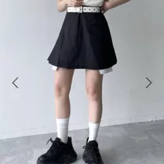 PAGEBOY レイヤードポケットミニスカート