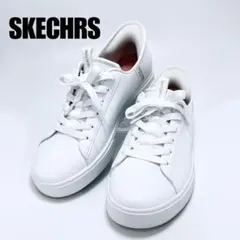 【未使用級】スケッチャーズ スリップインズ エデンLX 白レザー 23 快適