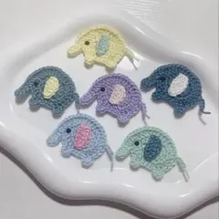 レース編み お魚8個 モチーフ編み レース糸 かぎ編み - メルカリ