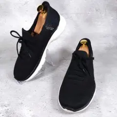 人気デザイン 美品 スケッチャーズ【23】スリップインズ スリッポン メッシュ黒