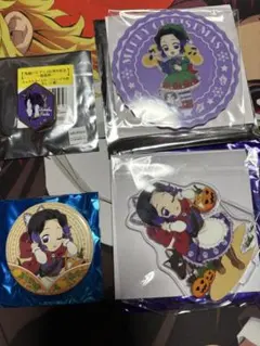 鬼滅　ピンズ　缶バッジ　アクスタ　コースター　胡蝶しのぶ