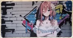 雨*粒様 五等分の花嫁 中野三玖 プレイマット デスクマット