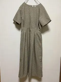 【美品】Te chichiTERRASSE(テチチ)ワンピース半袖ベージュドット