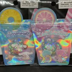 【新品未開封】サンリオナツシール 夏ドリンク シナモロール リトルツインスターズ
