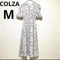 【新品同様】COLZA ロング花柄ワンピースM