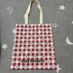 メファボリオリジナル ハート柄トートバッグ