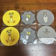 【美品】トムとジェリー Happyくじ D賞 ラバーコースター6つ