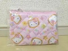 サンリオ　みんなのキルトシリーズ　シークレットミニフラットポーチ　ハローキティ