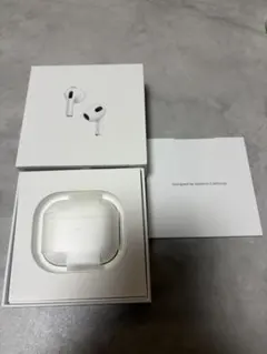 AirPods3 本体 ホワイト ワイヤレス 充電ケース付き