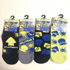 【新品未使用☆タグ付】スプラトゥーン3　靴下　まとめ売り　ソックス　4点セット②