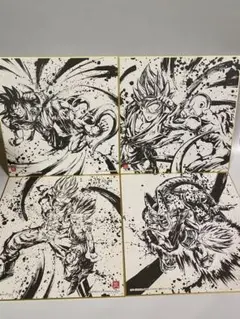 ドラゴンボールZ　色紙4枚セット