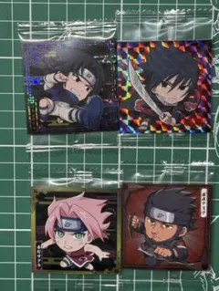 NARUTO にふぉるめーしょん シール 4枚セット