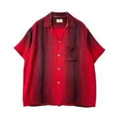 希少 vintage 50s 60s レーヨン オンブレ シャークカラーシャツ - メルカリ
