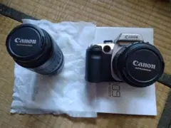 Canon EOS５５ 本体 レンズ2本、付属品セット。のサムネイル