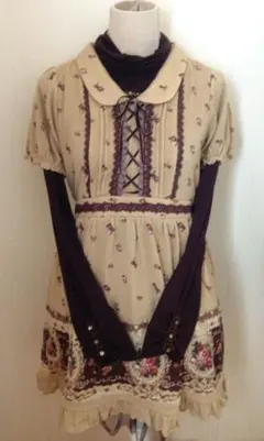 1点物♡新品　アクシーズファム　薔薇　レース　ワンピース　平成　姫