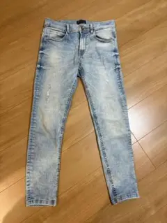 ZARA メンズ　デニム　パンツ　ライトブルー