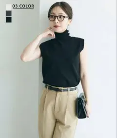 専用ページbasement online タートルネックノースリーブニット