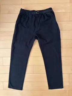 WEGO ウェビングベルト付き イージーパンツ ブラック