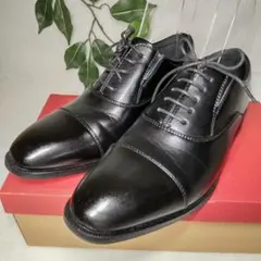 【良品】CEDAR CREST/ビジネスシューズ/ストレートチップ/黒/25.5のサムネイル