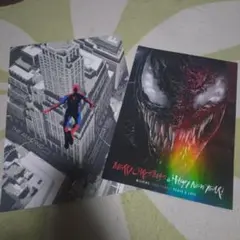 VENOM Carnage 特典ポストカード＋ポスター A4 アメスパ2