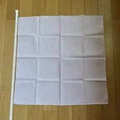 谷シャツ商会　ストライプ柄 ハンカチ レッド ホワイトのサムネイル