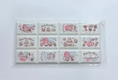 サンリオキャラクターズ　ちょこぶろっくしーる　 リトルツインスターズ