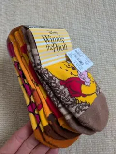 新品　くまのプーさん キッズ靴下 4足セット 13~19cm