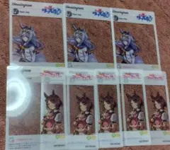 【セット】ウマ娘　特典　SNS風クリアカード　オグリキャップ　サクラローレル