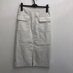 SPICK AND SPAN フラップポケット付きタイトスカート ホワイト38のサムネイル