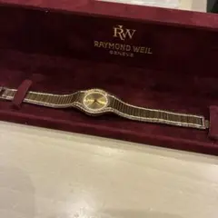 ド*ン様 【ケース付】レイモンドウェイル 腕時計 クォーツ ゴールド 不動品のサムネイル