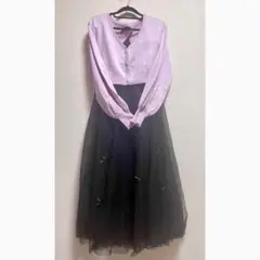 チュール カーディガン