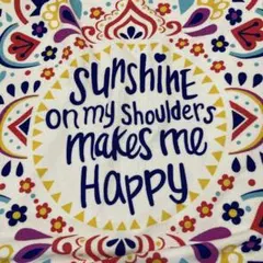 カラフルタオル sunshine on my shoulders