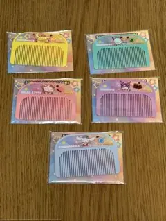 セブンイレブン　サンリオキャラクターズ　オリジナルコーム5種セット