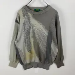 90s KENZO GOLF ケンゾーゴルフ ヴィンテージ デザインニット 総柄