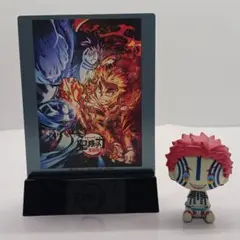 鬼滅の刃 煉獄杏寿郎 アクリルスタンド＆猗窩座ミニおすわりマスコット2点セット