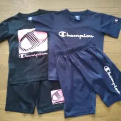 Champion ジャージセット 130cm 黒/ピンク