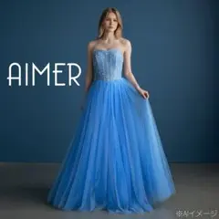 極美品】AIMER パーティードレス＋ボレロ＋バッグ・小物一式セット M L 