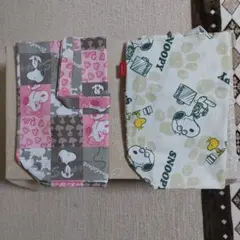 スヌーピー  2点セット特大トートバッグ      3