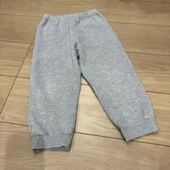 キッズ　ズボン　グレー　ボトムス　無地　100