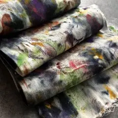 10 デニムペイント　ハギレ