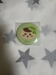 ちいかわ　まじかるちいかわ　おかおマット缶バッチ　くりまんじゅう