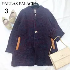 Pal'las Palace パラスパレス　 ウールコート　ブラック パラスパレスのアウター PAL'LAS PALACE ONLINE STORE
