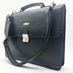 D652 美品 Pierre Cardin 2WAY ビジネスバッグ A4 黒のサムネイル