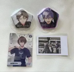 にじさんじ 加賀美ハヤト 剣持刀也 缶バッジ カード まとめ売り