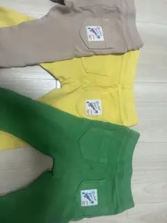jipponカラーパンツ 3色セット80サイズ