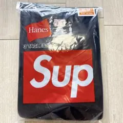 シュプリーム×USヘインズ 3枚セットTシャツSupreme 新品 ブラック SUPREMExHanes☆Tシャツ3枚セット☆シュプリームxヘインズ