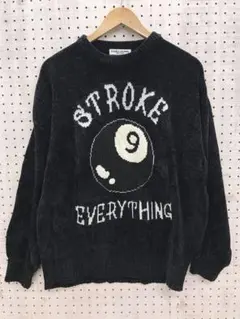 RODEO CROWNS 古着 9ball 刺繍 モール糸 ニットセーター